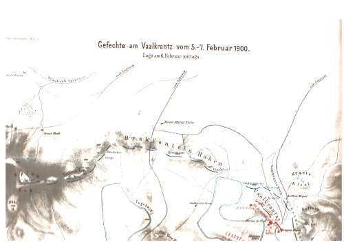 Kriegsgeschichtliche Einzelschriften, 1899 bis 1902 Die Kämpfe in Natal nach dem Gefecht von Colenso