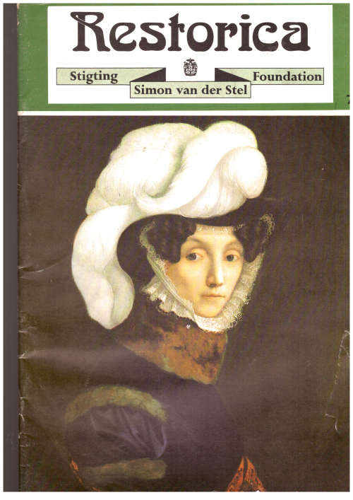 3 x Restorica Magazine  - Simon van der Stel Fondation / Stigting