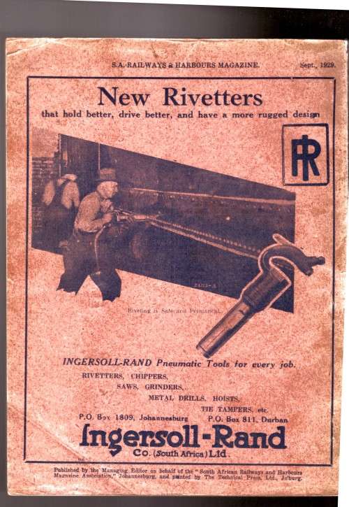 South African Railways and Harbours Magazine (August 1929)