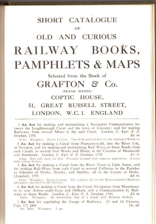 Railway Literature 1556-1830