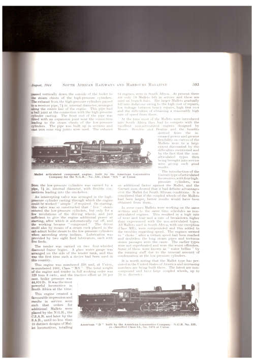 The Locomotive in South Africa