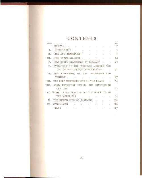 The History and Development of Road Transport (1927)