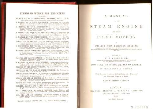 A Manual of the Steam Engine and other Prime movers (1908)