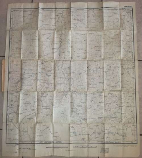 Map Zeerust (1904) Rare map