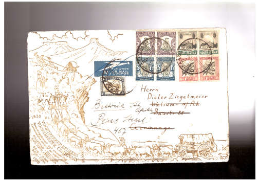 Voortrekker Centenary / Voortrekker-Eeufees envelope 1938