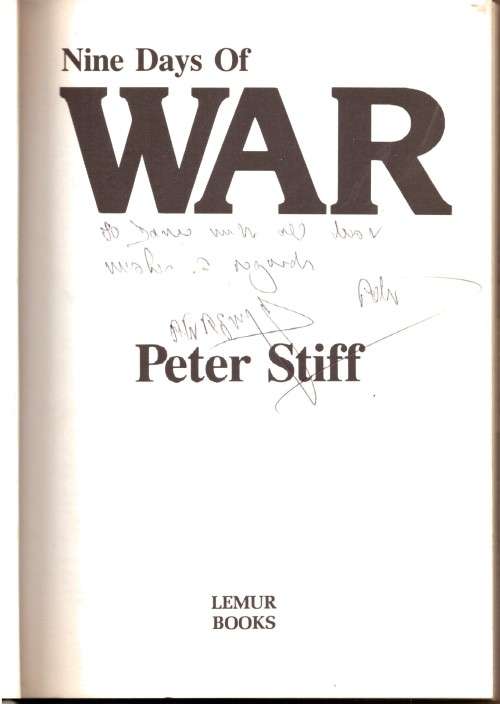 Nine Days of War - SIGNED !