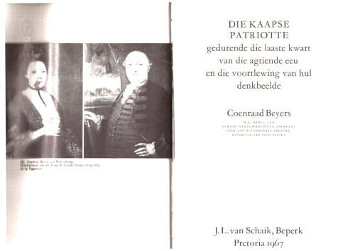 Die Kaapse Patriotte
