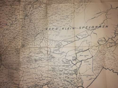 Map of the Magisterial District of Zoutpansberg 1922