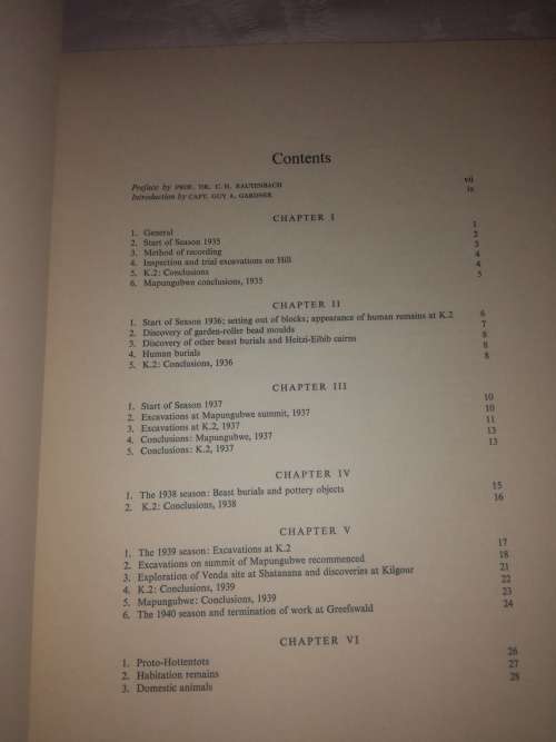 Mapungubwe- Volume II, Report on excavations at Mapungubwe and Bambanyanalo in Northern Transvaal