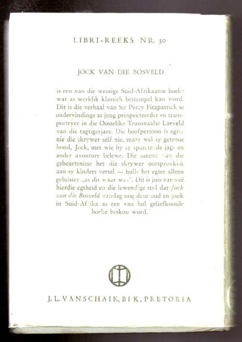 Jock van die Bosveld - die libri reeks No.30