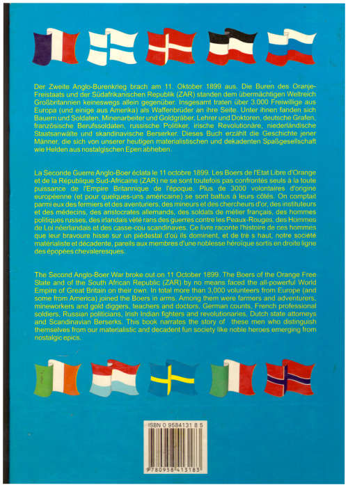 The European Volunteers in the Anglo-Boer War - three languages, - Claus Nordbruch