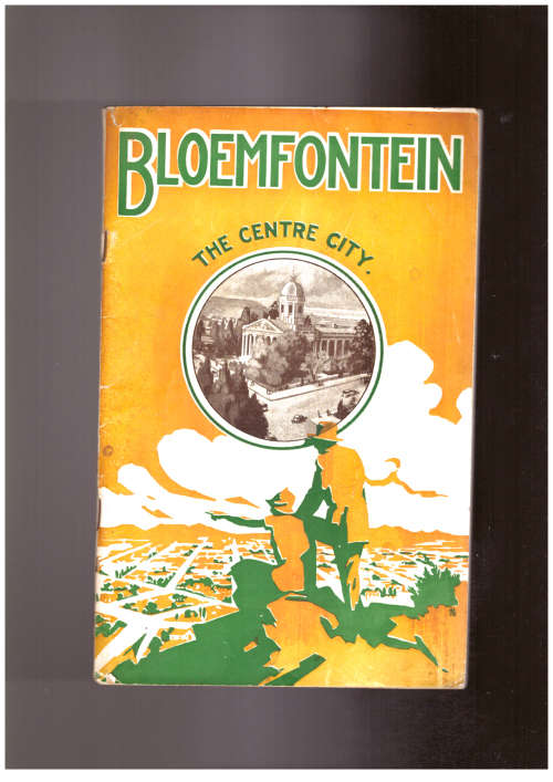 Bloemfontein, Orange Free State, Centre City of South Africa 1928