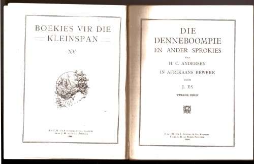 Die Denneboompie en ander sprokies van H.C. Andersen, Boekies vir die kleinspan No.XV