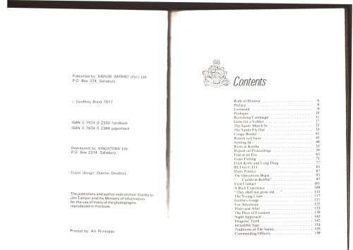 the Incredibles, The story of The 1st Battalion, The Rhodesian Light Infantry