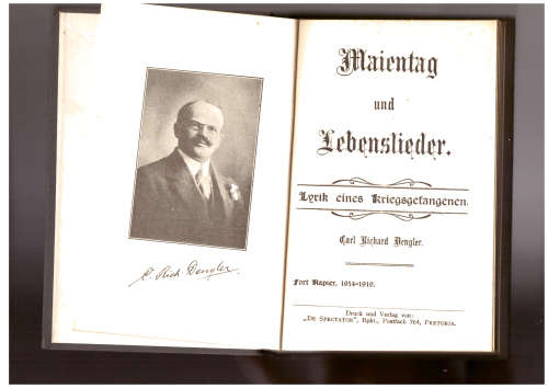 Maientag und Lebenslied, Lyrik eines Kriegsgefangenen - Fort Napier, 1914-1919