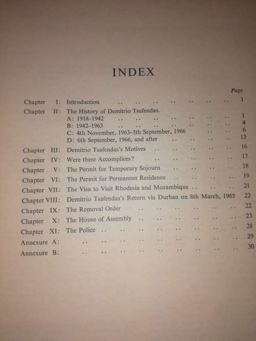 Commission of enquiry of the death of Dr. Hendrik Frensch Verwoerd