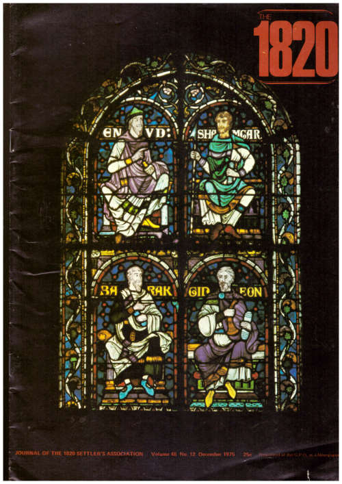 The 1820 (Settlers Association of South Africa) December 1975