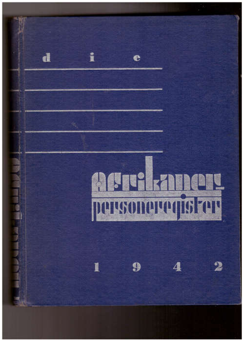 Die Afrikaner personeregister 1942