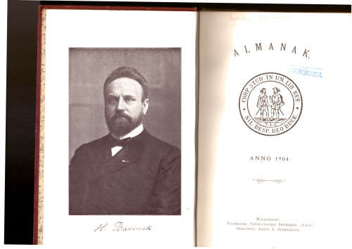 Almanak 1904- Vrije Universiteit Amsterdam