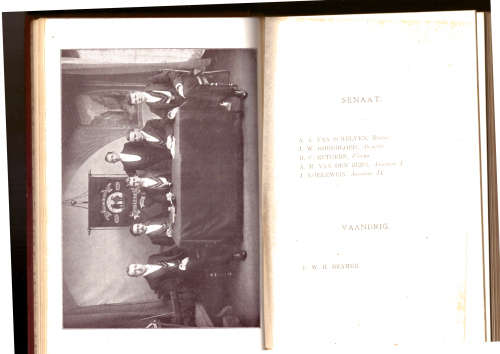 Almanak 1904- Vrije Universiteit Amsterdam
