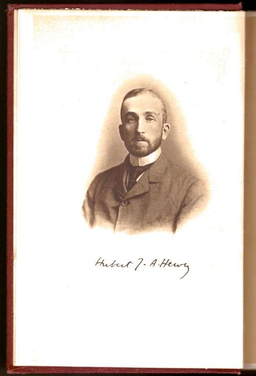Hubert Hervey, Student and Imperialist (Rhodesia) 1899