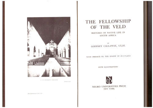 The Fellowship of the Veld, sketches of native life in South Africa