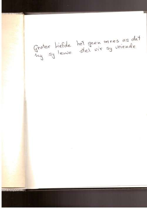 Biegverse uit die dodesel (HS van Blerk)