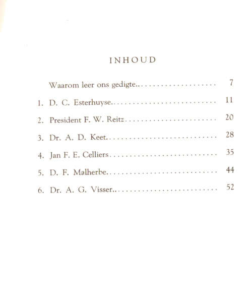 Ses Digters - P.J. Nienaber