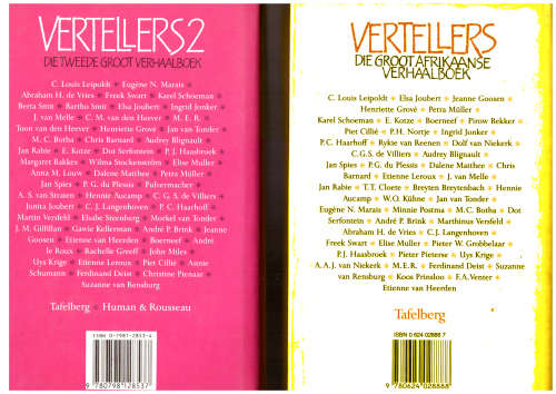 Vertellers, Die Groot Afrikaanse Verhaalboek - 1 and 2