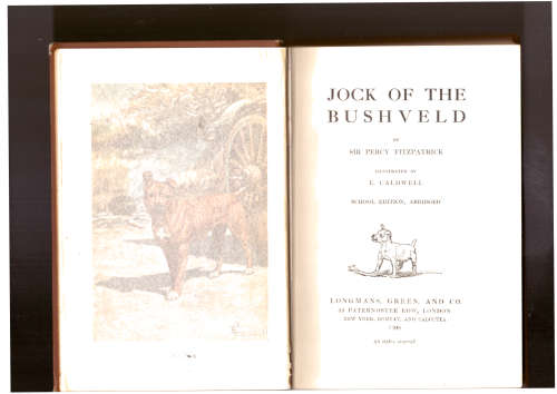 Jock of the Bushveld - first school edition 1908