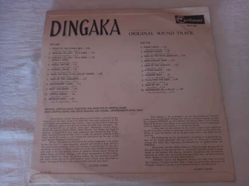 Dingaka -  Original Soundtrack, vinyl record - SIGNED