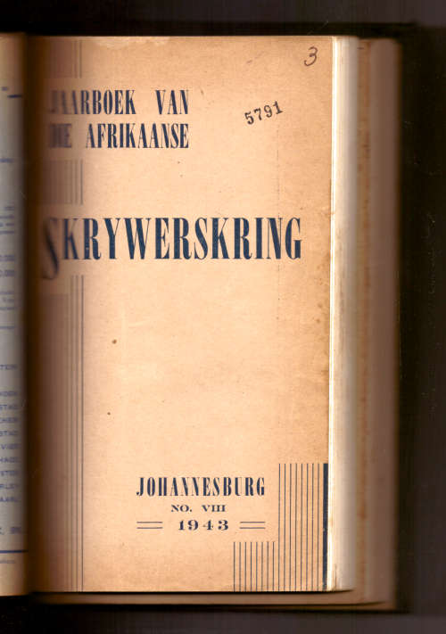Jaarboek van die Afrikaanse Skrywerskring - 1942, 1943 en 1944