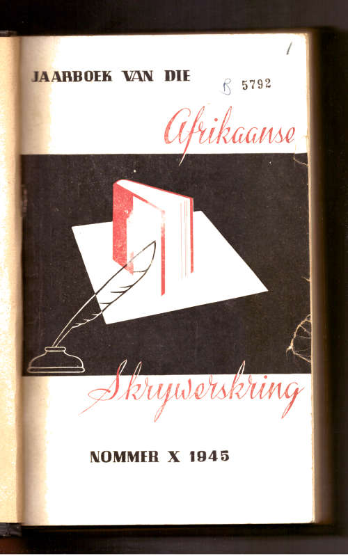Jaarboek van die Afrikaanse Skrywerskring - 1945 en 1946  2 jaarboeke