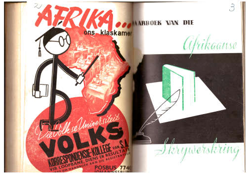 Jaarboek van die Afrikaanse Skrywerskring - 1945 en 1946  2 jaarboeke