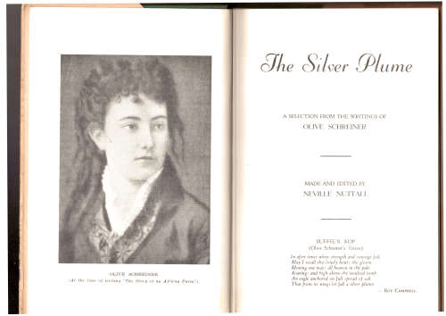 The Silver Plume - A Selection from the Writings of Olive Schreiner