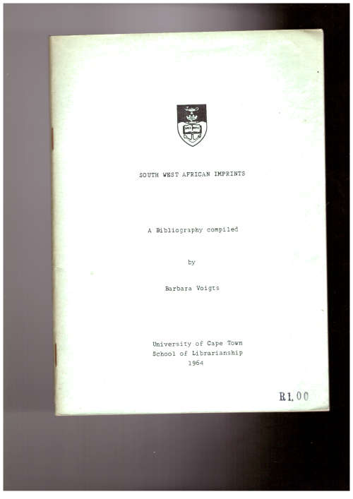 South West African Imprints