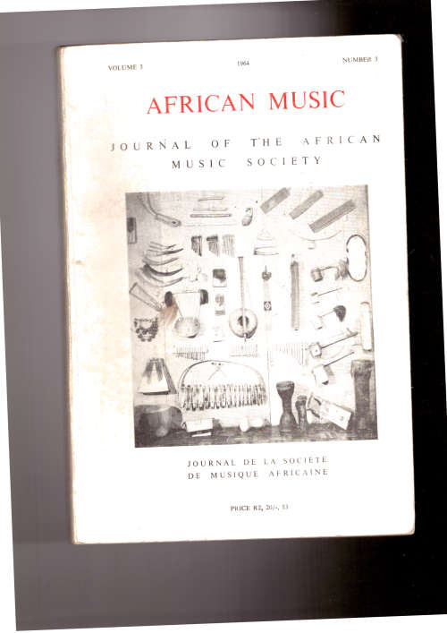 African Music, Journal of the African Music Society, volume 3- 1964 - Number 3