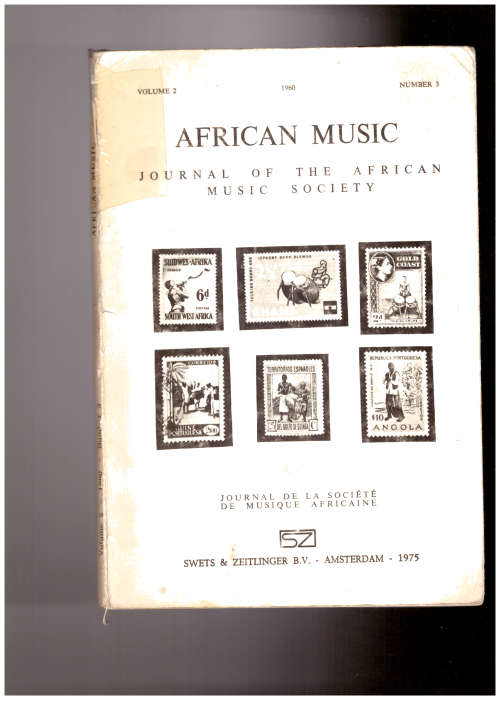 African Music, Journal of the African Music Society, volume 2- 1960 - Number 3