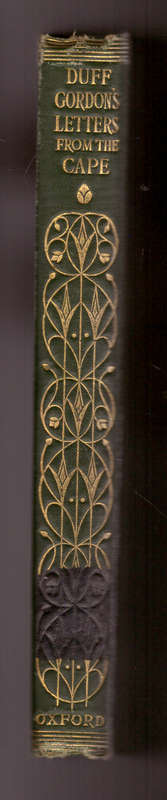 Letters from the Cape 1861 - 62 (Lady Duff Gordon)