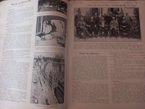 South African Pictorial,-  bounded antiquarian magazines - , 1924+, SCARCE