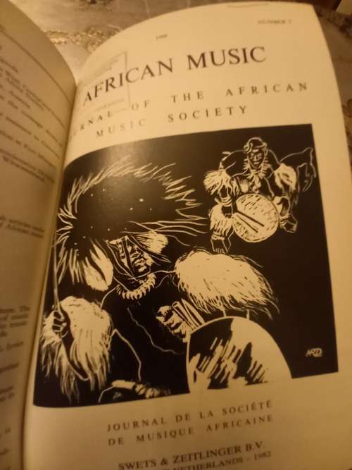 African Music Journal of the African Society, Years 1954 to 1987