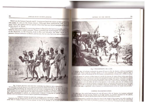 African Music Journal of the African Society, Years 1954 to 1987
