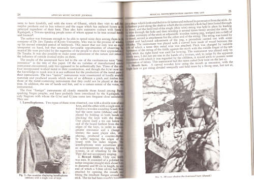 African Music Journal of the African Society, Years 1954 to 1987