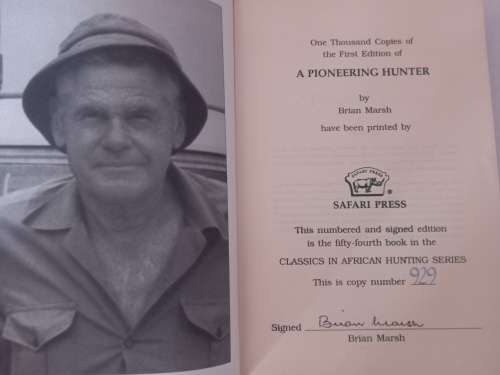 A Pioneering Hunter (limited and signed)