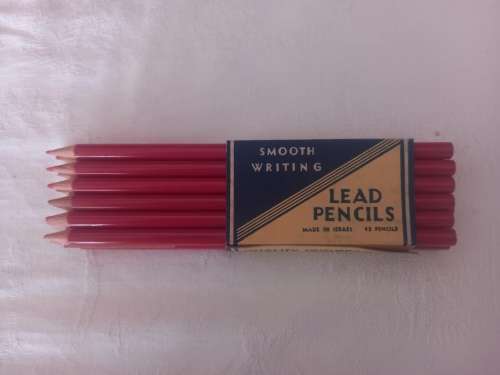 12 x unused and original package red Union of South Africa pencils