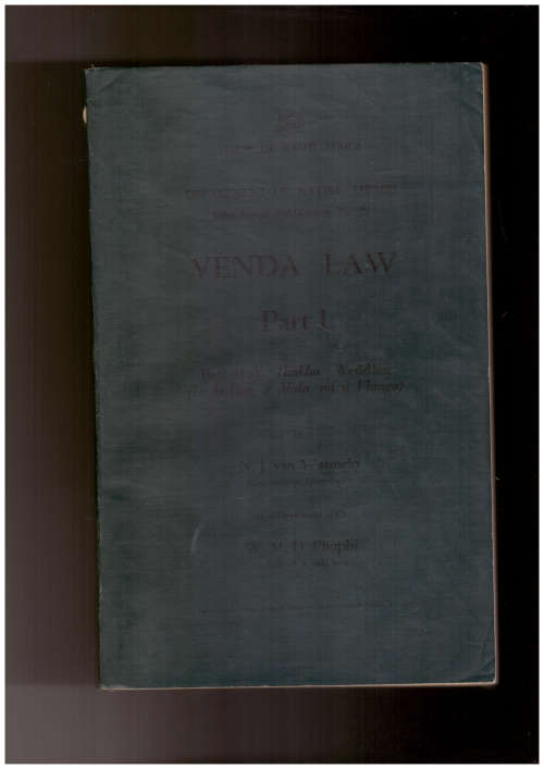 Venda Law, Part 1- Betrothal, Thakha, Wedding