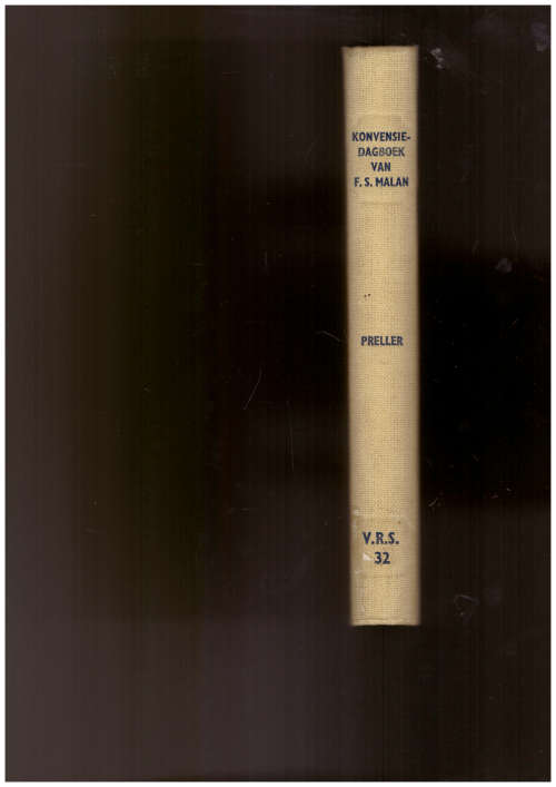 Die Konvensie-Dagboek van sy Edelagbare Francois Stephanus Malan 1908-1909
