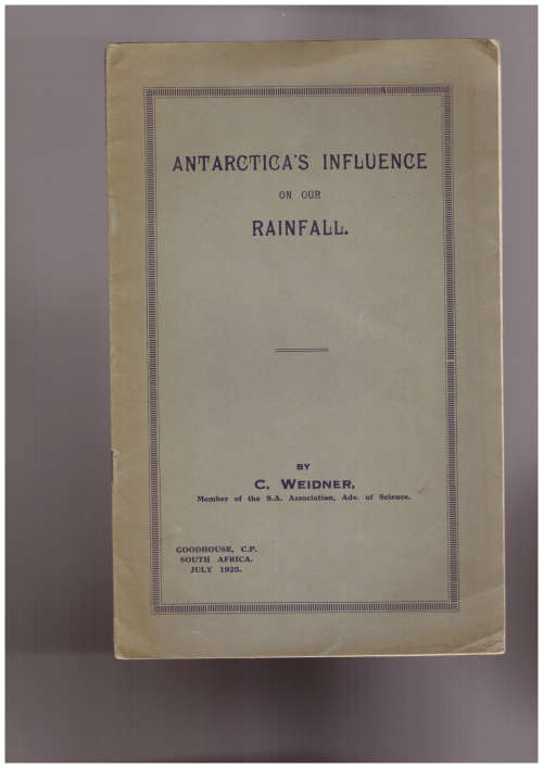 Antarctica`s Influence on our Rainfall (1925)