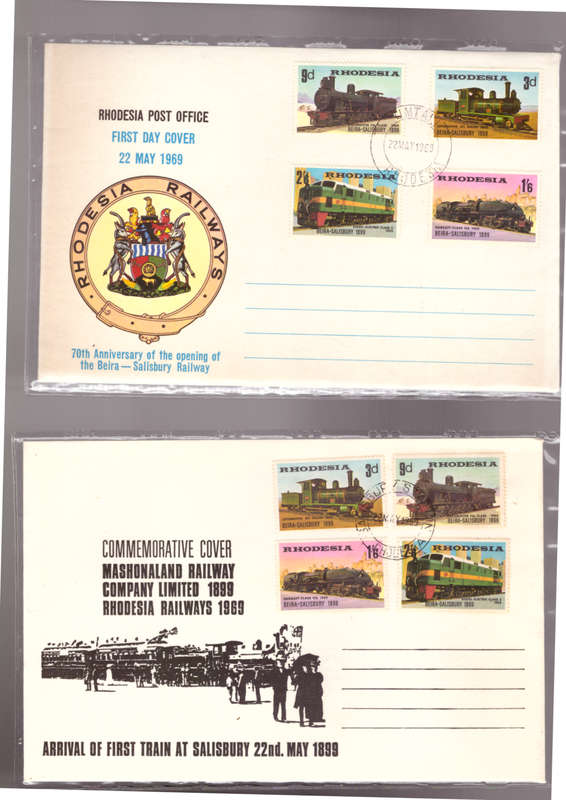 Two Rhodesia First day Covers
