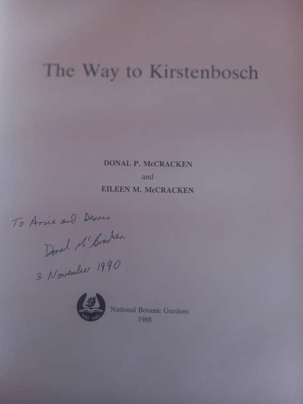 The Way to Kirstenbosch - SIGNED